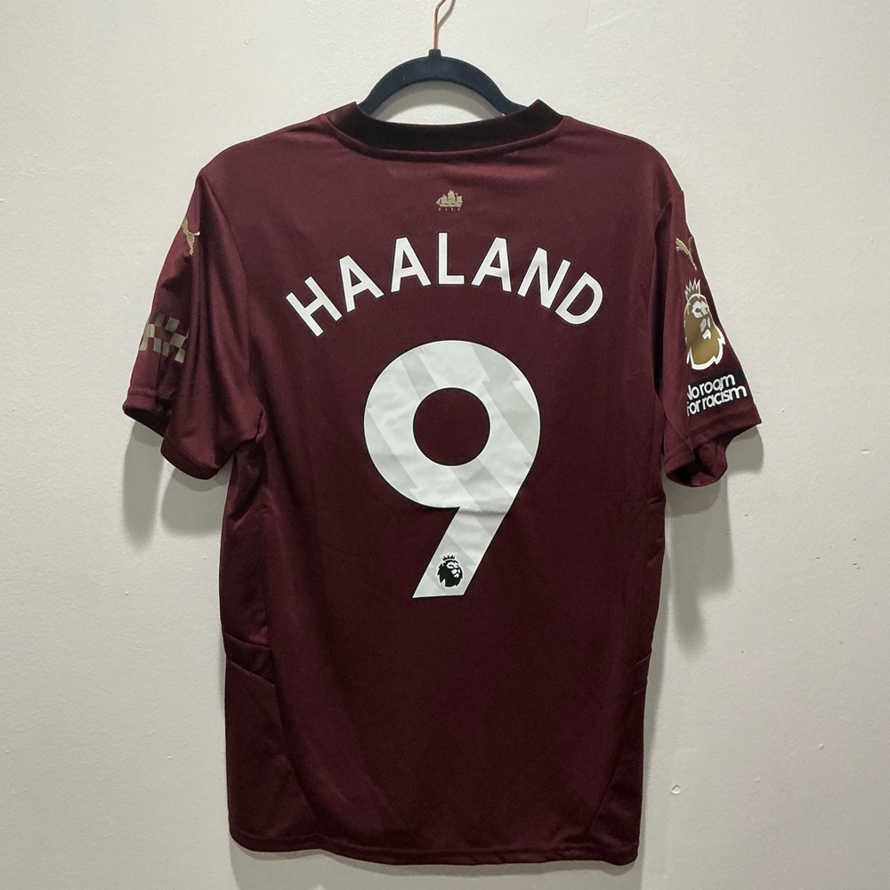 Haaland 2024/25 Man City 2024/25 Away Kit Size S with Tags